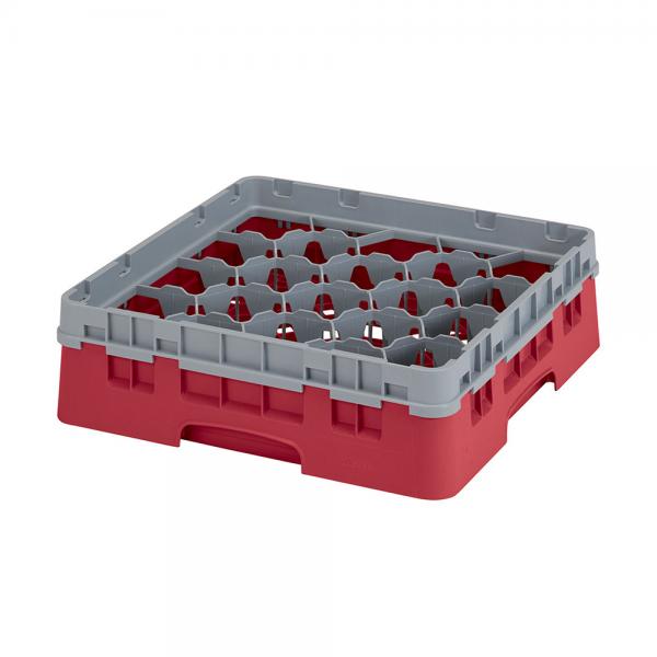 Cambro Camrack Full Size Glass Rack 20 Compartment H9.2cm (Cranberry)