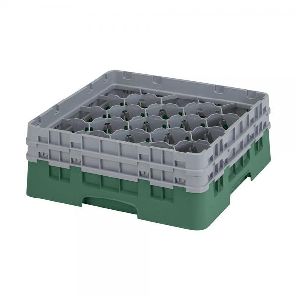 Cambro Camrack Full Size Glass Rack 20 Compartment H13.3cm (Sherwood Green)