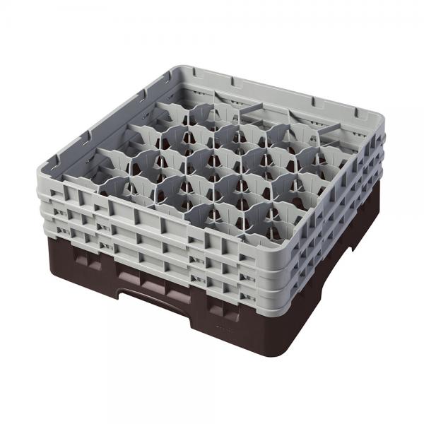 Cambro Camrack Full Size Glass Rack 20 Compartment H17.4cm (Brown)