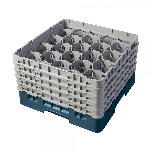 Cambro Camrack Full Size Glass Rack 20 Compartment H25.7cm (Teal)