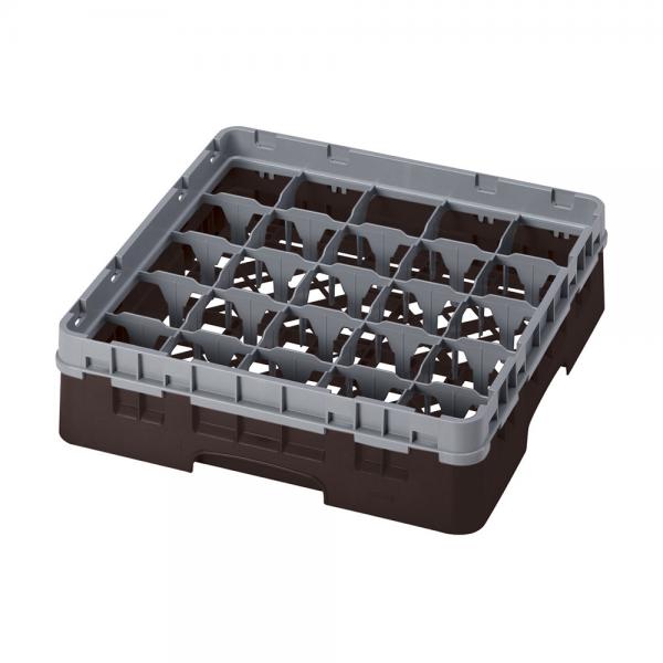 Cambro Camrack Full Size Glass Rack 25 Compartment H9.2cm (Brown)