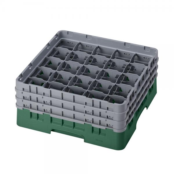 Cambro Camrack Full Size Glass Rack 25 Compartment H17.4cm (Sherwood Green)