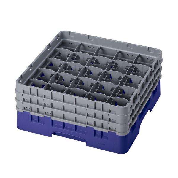 Cambro Camrack Full Size Glass Rack 25 Compartment H17.4cm (Navy Blue)