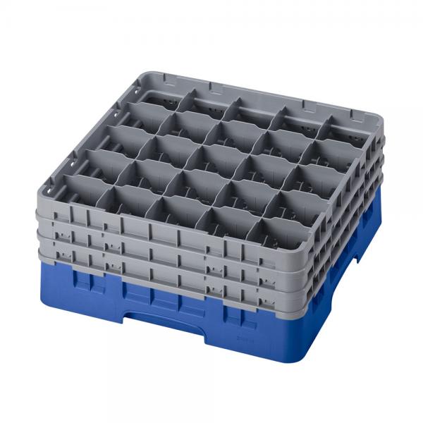 Cambro Camrack Full Size Glass Rack 25 Compartment H19.6cm (Blue)