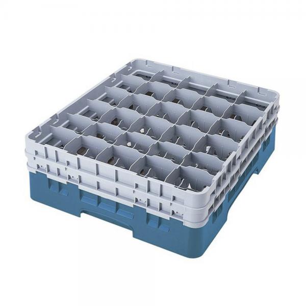 Cambro Camrack Full Size Glass Rack 30 Compartment H13.3cm (Teal)
