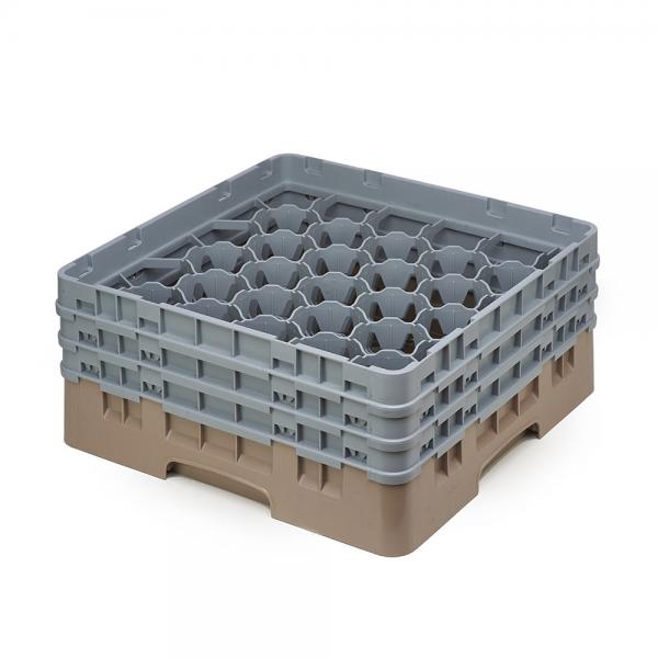 Cambro Camrack Full Size Glass Rack 30 Compartment H17.4cm (Beige)